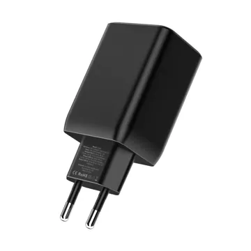 C65W 3-PORT-Netzwerkladegerät PD65W/QC3.0 2-Port USB-C 1 Port USB-A Schwarz