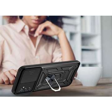 CamShield Pro Hülle mit Kameraabdeckung für Samsung Galaxy M23 5G Schwarz