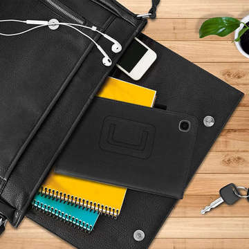 Case Alogy Cover Ständer für Samsung Galaxy Tab A7 T500 Stylus Pen mit schwarzer Folie