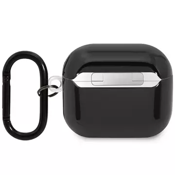 Case BMW BMA322SWTK für AirPods 3 Gen Cover Schwarz/Schwarz Mehrere Farbige Linien