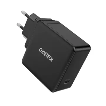 Choetech Fast USB Typ C PD Ladegerät 60W 3A Schwarz (Q4004-EU)