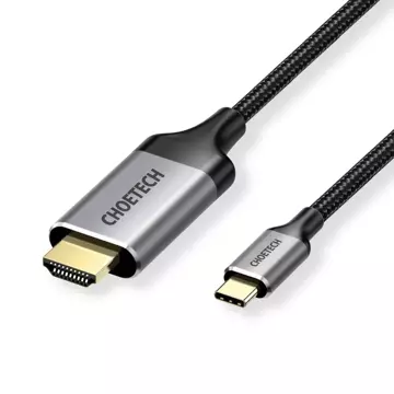 Choetech Kabel USB Typ C (männlich) - HDMI (männlich) 4K 60Hz 2 m schwarz (CH0021-BK)
