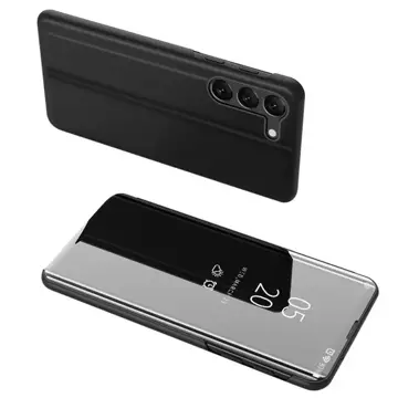 Clear View Case für Samsung Galaxy S23 Flipcover schwarz