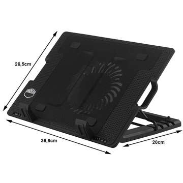 Cooling Pad Universal verstellbarer Notebook-Laptop-Ständer mit LED-Hintergrundbeleuchtung