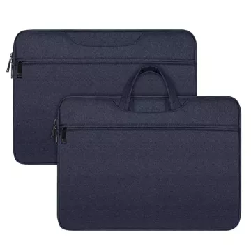 DUX DUCIS LBTC – Laptoptasche 13–13,9 Zoll, horizontale Handtasche – Marineblau