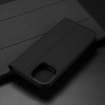 DUX DUCIS Skin Pro Holster Flip Cover für iPhone 12 Pro / iPhone 12 schwarz