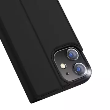 DUX DUCIS Skin Pro Holster Flip Cover für iPhone 12 Pro / iPhone 12 schwarz