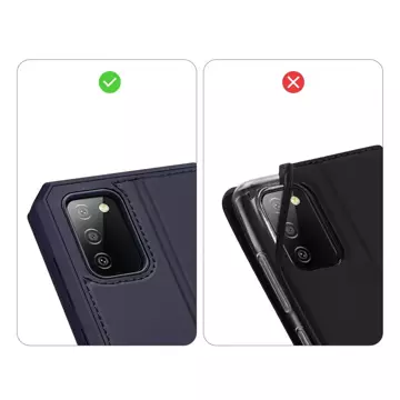 DUX DUCIS Skin X Holster Cover mit Flip Samsung Galaxy A02s EU blau