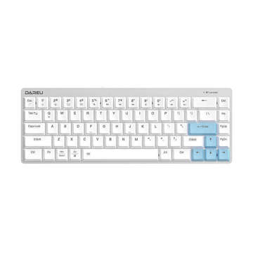 Dareu EK868 Bluetooth drahtlose mechanische Tastatur (weiß und blau)