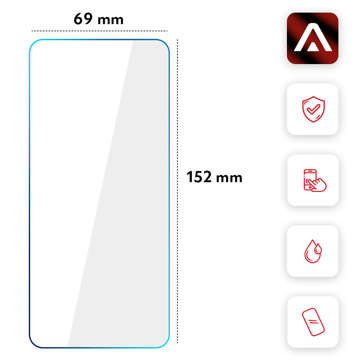 Displayschutz aus gehärtetem Glas 9H Alogy für Motorola Edge 30