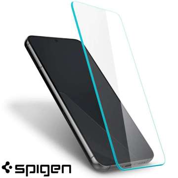 Displayschutzfolie aus gehärtetem Glas Spigen Glas.Tr Slim für Samsung Galaxy S23 Plus Klar