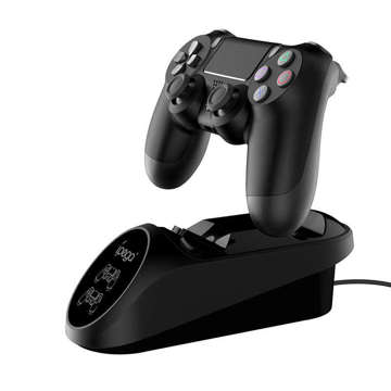 Doppelte Dockingstation für Controller/GamePad für PS4 iPega PG-9180 (Schwarz)