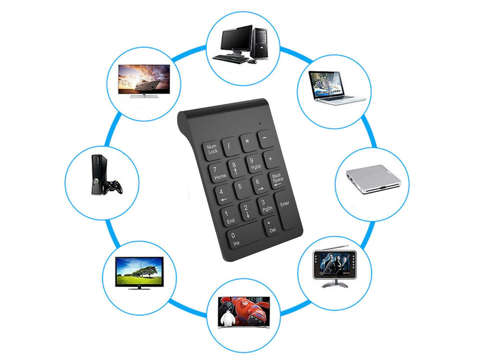 Drahtlose numerische USB-Tastatur für Laptop-PC Alogy Wireless KeyPad