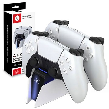 Dual-Dockingstation für den PlayStation 5 PS5-Controller Pad White