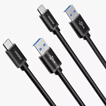 Dudao Kabel USB-Kabel - USB Type C Super Fast Charge 1 m schwarz (L5G-Schwarz)