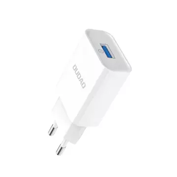 Dudao Ladegerät EU USB 5V / 2.4A QC3.0 Quick Charge 3.0 Kabel USB Type C Kabel weiß (A3EU Type-c weiß)