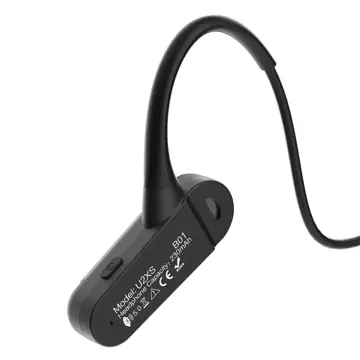 Dudao Wireless Air Conduction Bluetooth 5.0 Sportkopfhörer 230mAh Schwarz (U2XS)