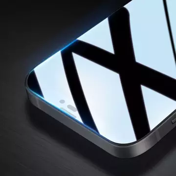 Dux Ducis 10D Tempered Glass Vollbild 9H Panzerglas mit Rahmen für iPhone 14 Pro schwarz (case friendly)
