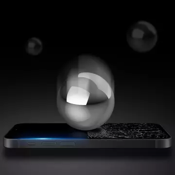 Dux Ducis 10D Tempered Glass Vollbild 9H Panzerglas mit Rahmen für iPhone 14 Pro schwarz (case friendly)