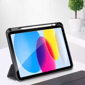 Dux Ducis Domo Hülle iPad 10.9'' 2022 (10 Gen.) Smart Cover Ständer schwarz