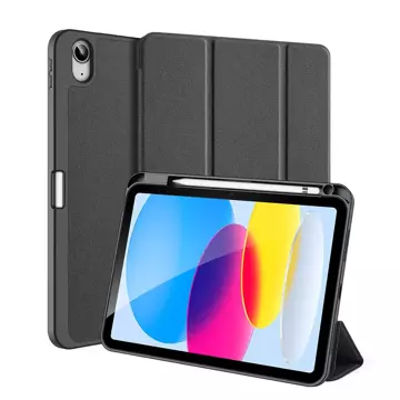 Dux Ducis Domo Hülle iPad 10.9'' 2022 (10 Gen.) Smart Cover Ständer schwarz