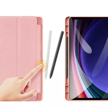 Dux Ducis Domo Hülle mit Ständer für Samsung Galaxy Tab S9 FE – Rosa