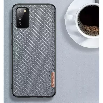 Dux Ducis Fino Hülle Cover mit Nylonmaterial bezogen Samsung Galaxy A02s EU grau