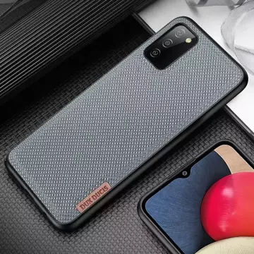 Dux Ducis Fino Hülle Cover mit Nylonmaterial bezogen Samsung Galaxy A02s EU grau