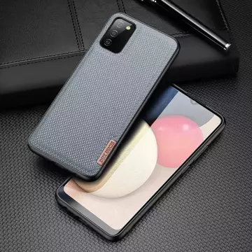 Dux Ducis Fino Hülle Cover mit Nylonmaterial bezogen Samsung Galaxy A02s EU grau