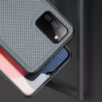 Dux Ducis Fino Hülle Cover mit Nylonmaterial bezogen Samsung Galaxy A02s EU grau