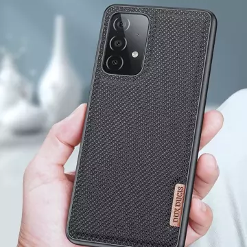 Dux Ducis Fino Schutzhülle mit Nylonmaterial Samsung Galaxy A72 4G schwarz