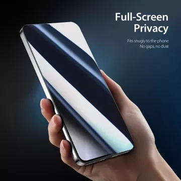 Dux Ducis Glass Privacy für Samsung S24 – mit schwarzem Rahmen