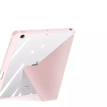 Dux Ducis Magi Hülle iPad 10,9'' 2022 (10. Generation) Hülle mit Stifthalter Smart Cover Ständer rosa