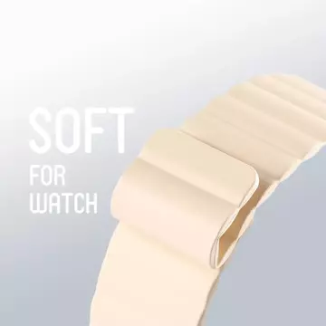 Dux Ducis Magnetarmband Apple Watch Ultra Magnetarmband beige (Kettenversion)