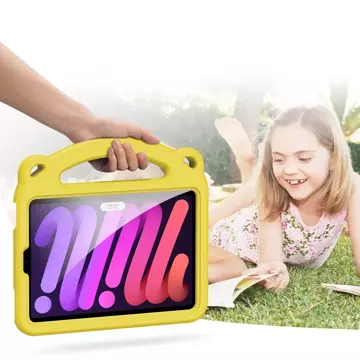 Dux Ducis Panda sicher für Kinder Kinder Softcase für iPad mini 2021 gelb