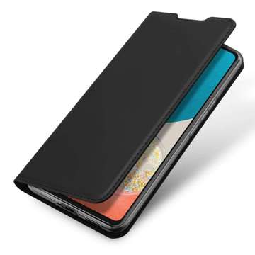 Dux Ducis Skin Pro Flip Schutzhülle Leder für Samsung Galaxy A53 5G Schwarz Glas