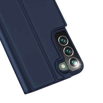 Dux Ducis Skin Pro Flip Schutzhülle für Samsung Galaxy S22 Plus Marineblau