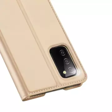 Dux Ducis Skin Pro Holster Cover Flip Cover für Samsung Galaxy A03s gold