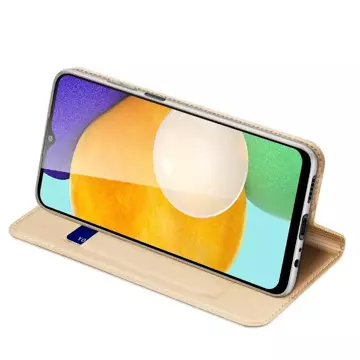 Dux Ducis Skin Pro Holster Cover Flip Cover für Samsung Galaxy A03s gold