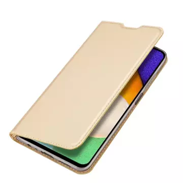 Dux Ducis Skin Pro Holster Cover Flip Cover für Samsung Galaxy A03s gold