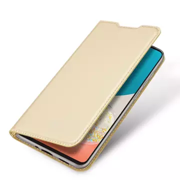 Dux Ducis Skin Pro Holster Cover Flip Cover für Samsung Galaxy A73 gold