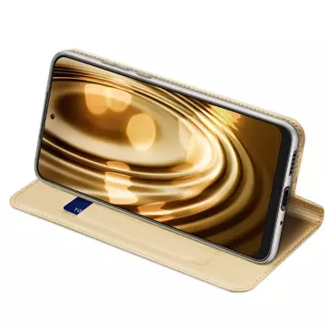 Dux Ducis Skin Pro Holster Cover Flip Cover für Samsung Galaxy A73 gold