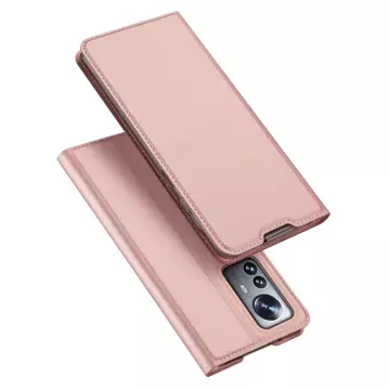 Dux Ducis Skin Pro Holster Cover Flip Cover für Xiaomi 12 Pro rosa