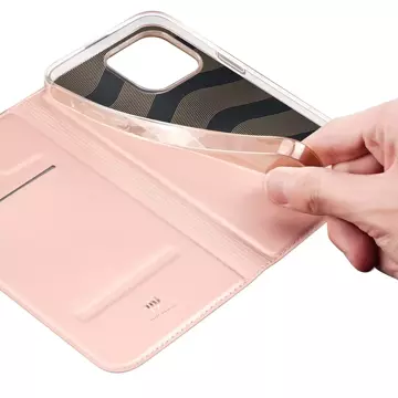 Dux Ducis Skin Pro Holster Cover Flip Cover für iPhone 14 Pro rosa