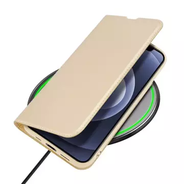 Dux Ducis Skin Pro Holster Cover Flip iPhone 13 Gold