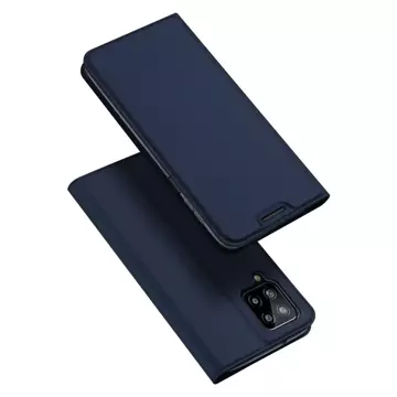 Dux Ducis Skin Pro Holster Cover mit Flip Cover für Samsung Galaxy A22 4G blau