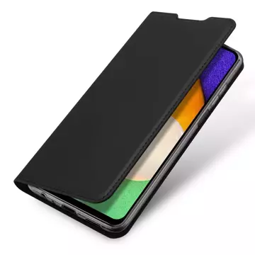 Dux Ducis Skin Pro Holster Cover mit Flip Samsung Galaxy A03s schwarz