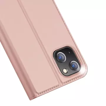 Dux Ducis Skin Pro Holster Flip Cover für iPhone 14 Plus rosa