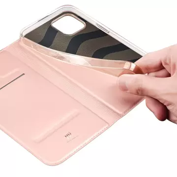 Dux Ducis Skin Pro Holster Flip Cover für iPhone 14 Plus rosa