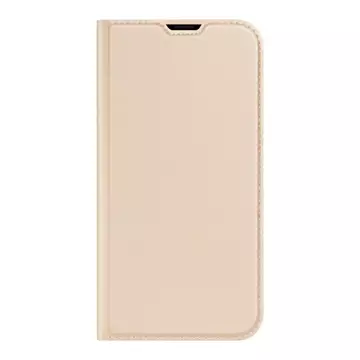 Dux Ducis Skin Pro Holster Flip Cover für iPhone 14 Pro gold